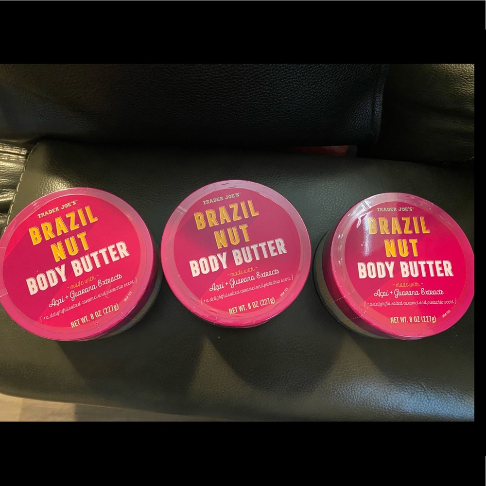 3 new & sealed Trader Joe’s Brazil Nut Body Butter!